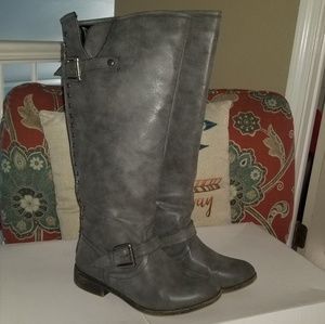 Luxe by Just Fab wide calf boots